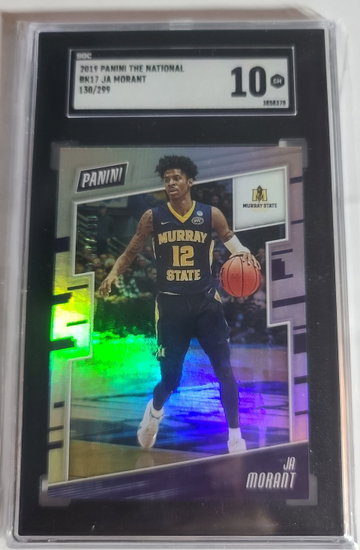 Ja Morant 2019 Panini The National Silver /299 SGC 10