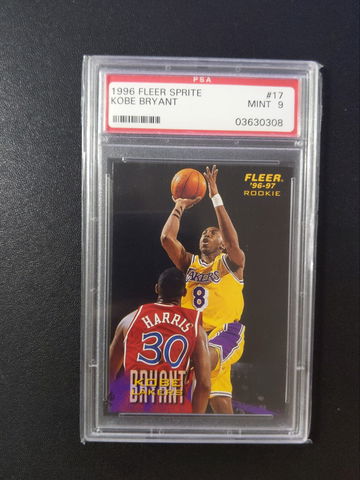  1996 Fleer Sprite #17 KOBE BRYANT PSA9