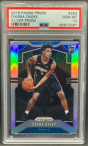 Chuma Okeke 2019 Panini Silver Prizm #262 Rookie PSA 10