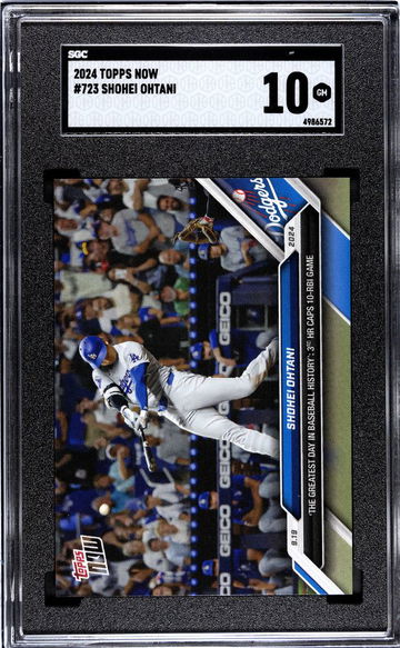 2024 TOPPS NOW SHOHEI OHTANI #723 limited print SGC 10