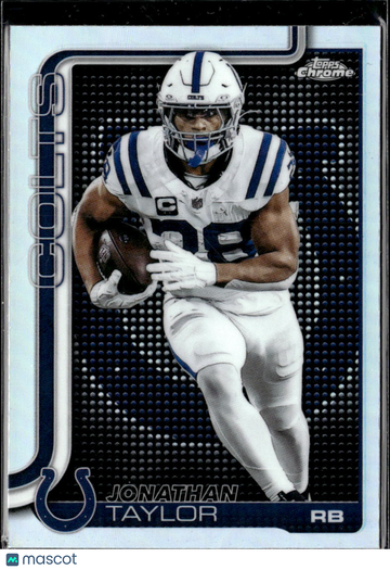 Jonathan Taylor 2025 Topps Chrome Indianapolis Colts