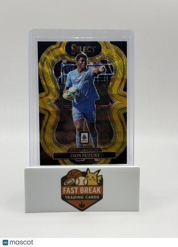 2026 Panini Select Serie A Mezzanine Zion Suzuki #183 Gold Wave /10