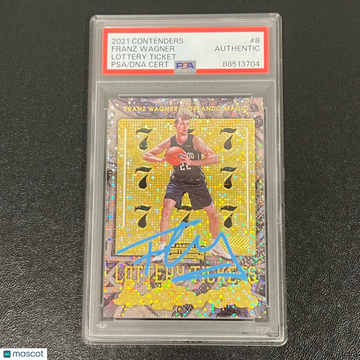 2021 Panini Contenders Lottery Ticket Franz Wagner #8 Lottery Ticket PSA A Auto A