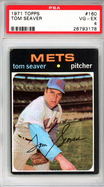 1971 TOPPS TOM SEAVER PSA 4