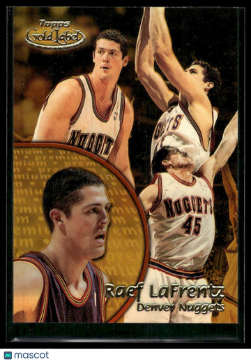 2000-01 Topps Gold Label Raef LaFrentz #58 Premium SN