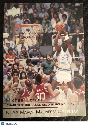 Michael Jordan 2014 Upper Deck March Madness Collection #MJ-3 Tar Heels MINT🏀