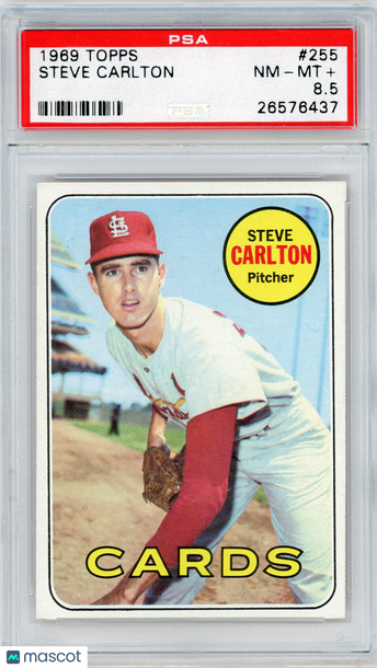 1969 Topps Steve Carlton #255 PSA 8.5