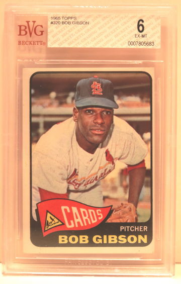 1965 Topps #320 Bob Gibson BVG 6 EX-MT