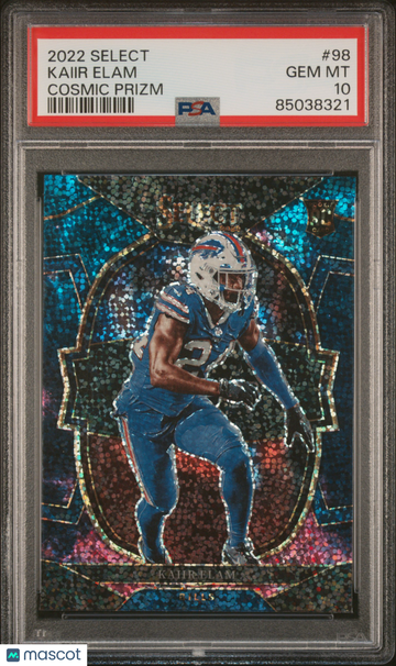 2022 Select Kaiir Elam Rookie Cosmic PSA 10