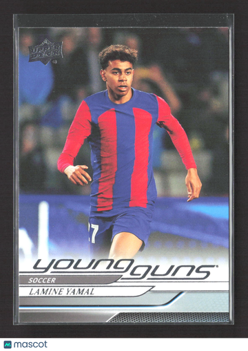 2025 Upper Deck Goodwin Champions Young Guns Excellent YG-1 Lamine Yamal Spain Soccer Card