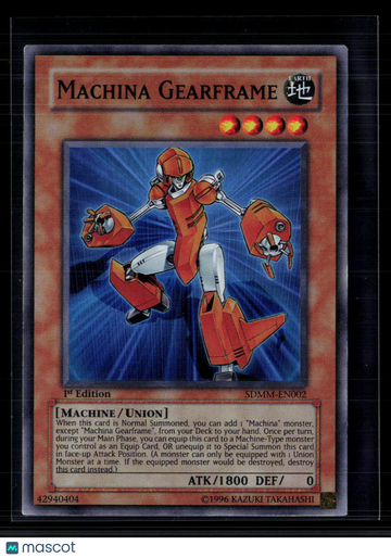 Yu-Gi-Oh! 2010 Konami Machina Mayhem Machina Gearframe 1st Edition