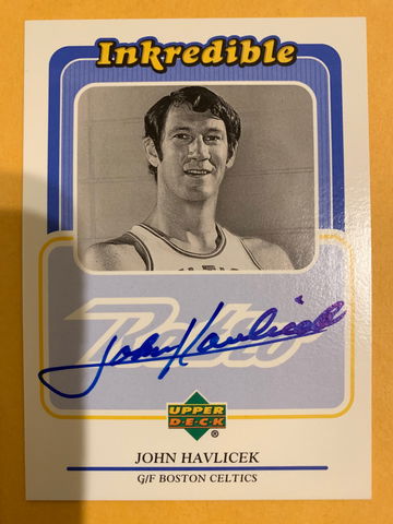 1999 UD Retro Inkredible John Havlicek 