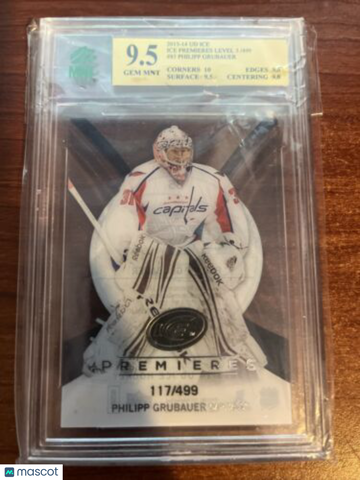 2013-14 Upper Deck Ice Philipp Grubauer Rookie MNT 9.5