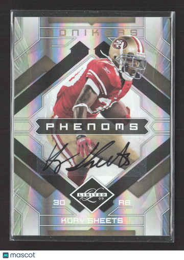 2009 Donruss Limited Monikers Phenoms Kory Sheets #183