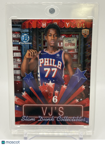 2025 Bowman Chrome Hobby Stars VJ Edgecombe #HS-8 Red Refractor /5 RC