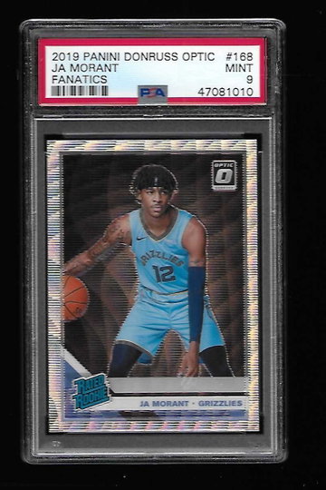 019 Donruss Optic Fanatics JA Morant PSA 9