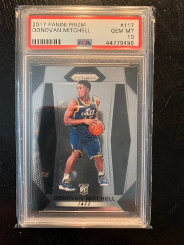 2017 Prizm Donovan Mitchell PSA 10