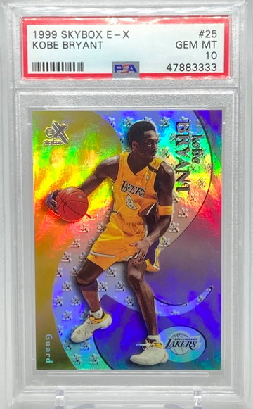 1999 Skybox E-X EX Kobe Bryant PSA 10 GEM MT
