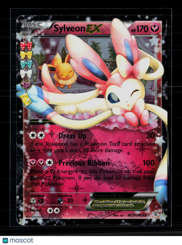 2016 Generations Sylveon EX Holo Rare FA #RC21/RC32