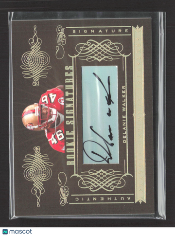 2006 Playoff National Treasures Delanie Walker #160 /52