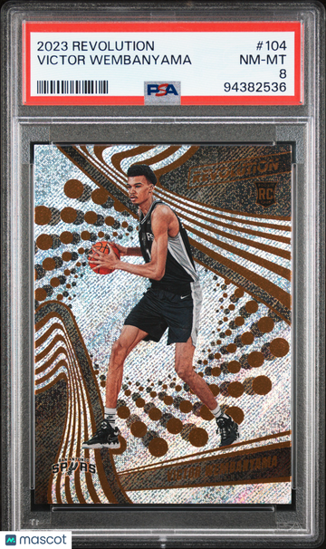 2023 Panini Revolution Victor Wembanyama #104 PSA 8
