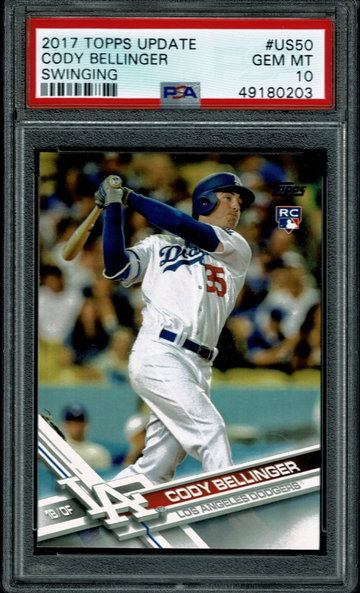 2017 Topps Update Cody Bellinger Swinging