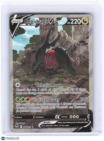 Silver Tempest Regidrago V (Alternate Full Art) Foil Ultra Rare #184/195