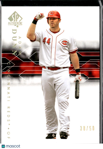 Adam Dunn 2008 Upper Deck SP Authentic /50 Cincinnati Reds