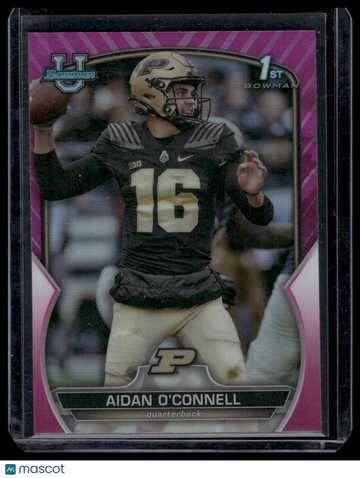 2022 Bowman University Chrome Aidan O'Connell #60 Pink Refractor