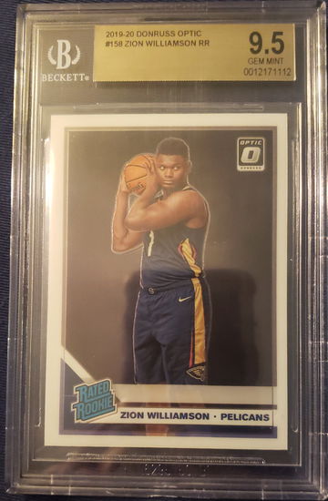 Zion Williamson RC 2019 Optic #158 BGS 9.5 💎