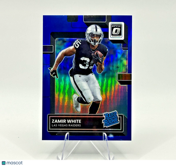 2022 Panini Donruss Optic Zamir White #234 Blue Prizm Parallel/Variety Rookie Base Set Donruss