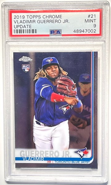 2019 Topps Chrome Update Vladimir Guerrero Jr #21 PSA 9 MINT