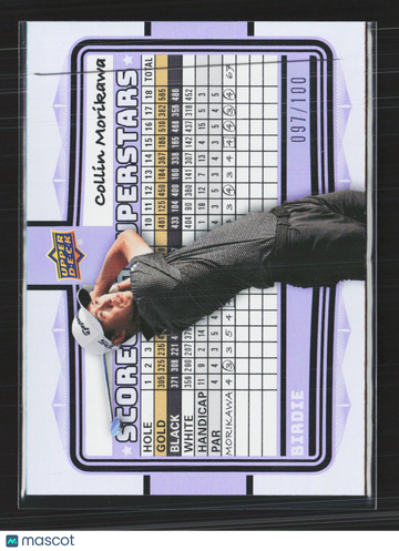 2024 Upper Deck Scorecard Superstars Collin Morikawa #SS-10 Birdie
