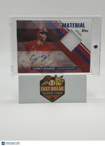 2024 Topps Baseball Series One Major League Material Corey Seager #MLMA-CS /25