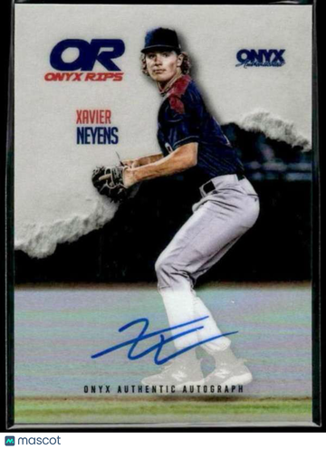 2025 Onyx Rips-Autographs Xavier Neyens #RAB-XANE