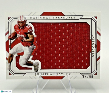 2021 Panini National Treasures Collegiate Jonathan Taylor #SL-JT [Base] Memorabilia Insert 9 Panini Authentic