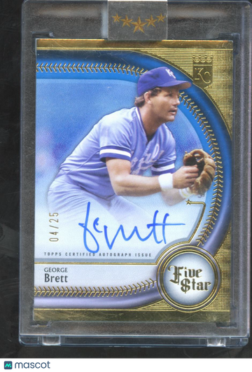 2024 Topps Five Star George Brett #FSA-GB /25