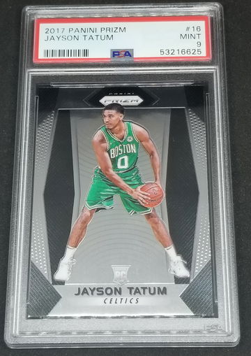2017 Prizm Jayson Tatum RC Rookie #16 PSA 9