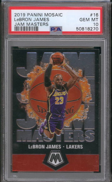 2019 Mosaic Jam Masters LeBron James PSA 10