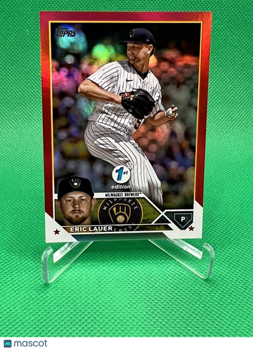 2023 Topps Series 1 Eric Lauer #109 Mother's Day Pink