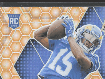 2025 Panini Mosaic Football Konata Mumpfield #393 Orange Honeycomb RC