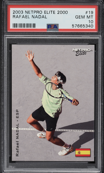 Rafael Nadal 2003 Netpro Elite 2000  #19 PSA 10