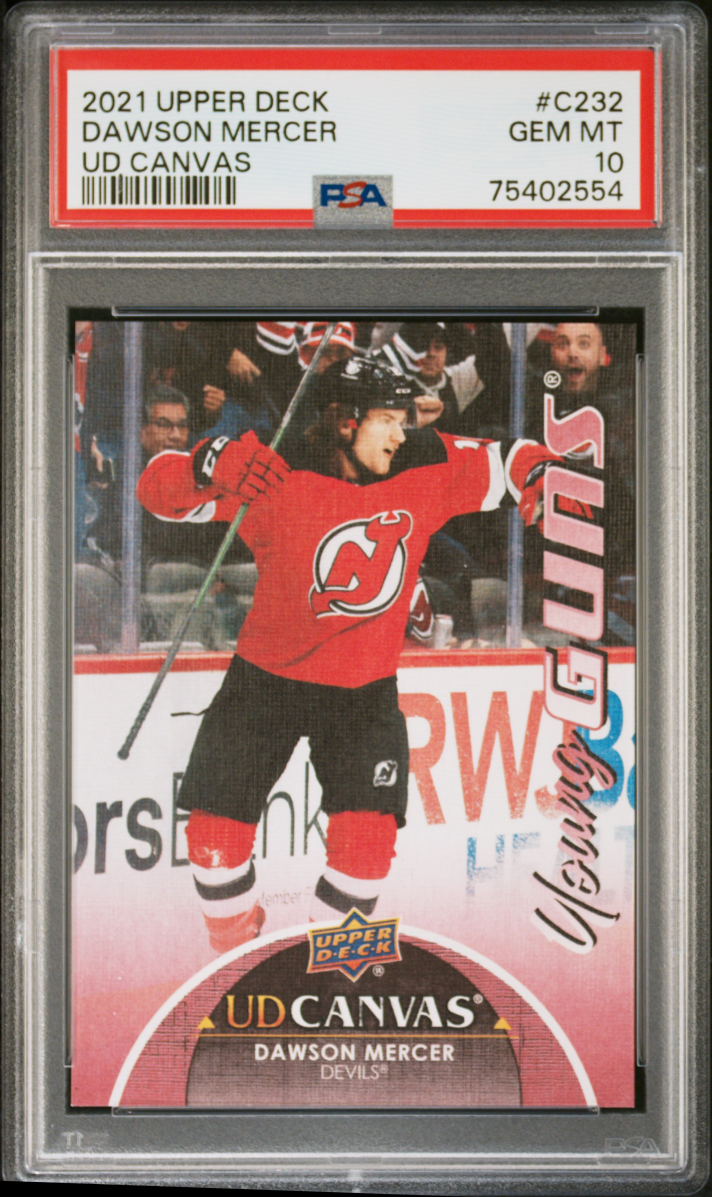 2021-2022 Upper Deck UD Canvas Dawson Mercer #C232 UD Canvas PSA 10