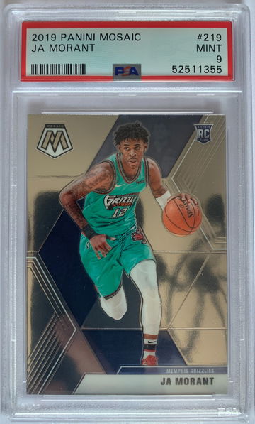 2019 Panini Mosaic Ja Morant PSA 9 Mint