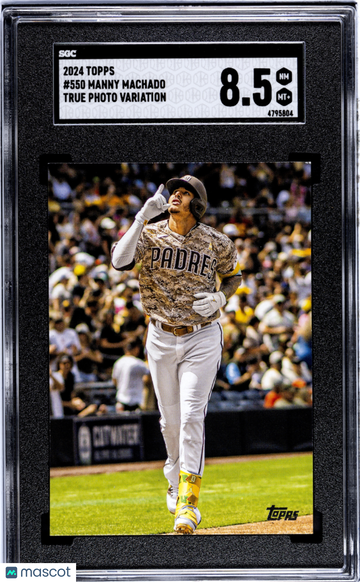 2024 Topps Manny Machado #550 True Photo SSP SGC 8.5