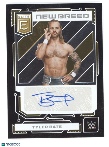 2023 Panini Donruss Elite WWE New Breed Autographs Tyler Bate #NB-TBT