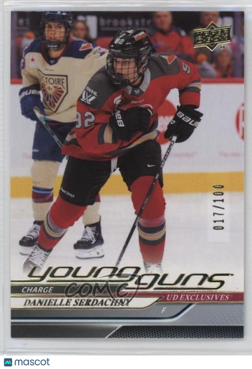 2024-25 Upper Deck PWHL - [Base] - Exclusives Danielle Serdachny #66 Exclusives 017/100 Rookie