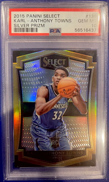 2015 Panini Select KARL- ANTHONY TOWNS PSA GEM MT 10