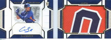 2025 Panini National Treasures Cam Smith #JM-CSM /35 Patch RC Jumbo Signature Material Booklet