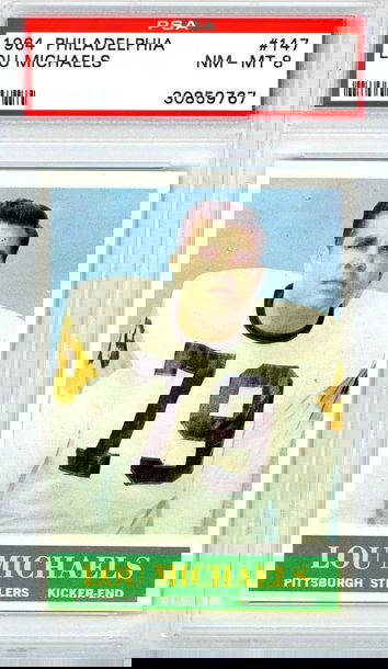 1964 Philadelphia Lou Michaels #147 PSA 8 P1318